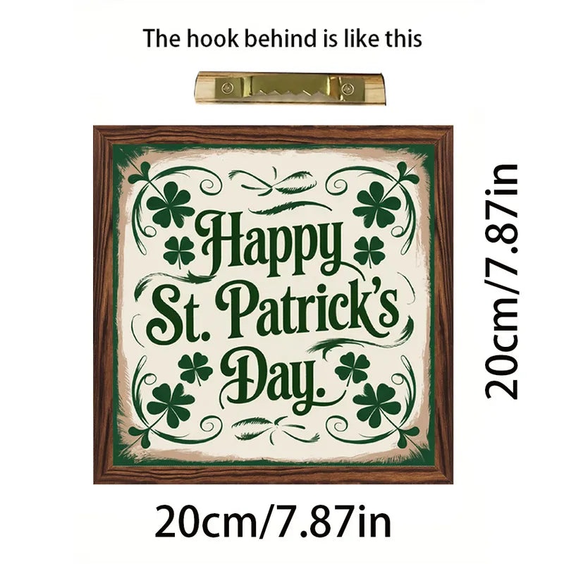 St. Patrick's Day and Easter Wooden Shamrock Rabbit Letter Home Decoration Party Supplies 1 Piece|Holiday Decorations