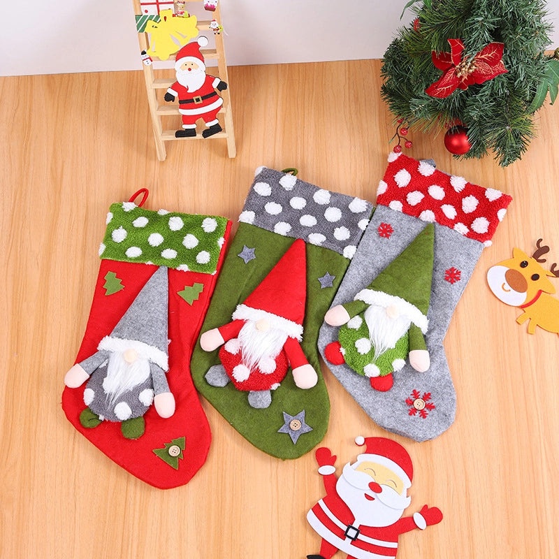 Christmas Cute IG Style Hanging Socks Doll Nonwoven Christmas Tree Ornaments | Christmas Decorations