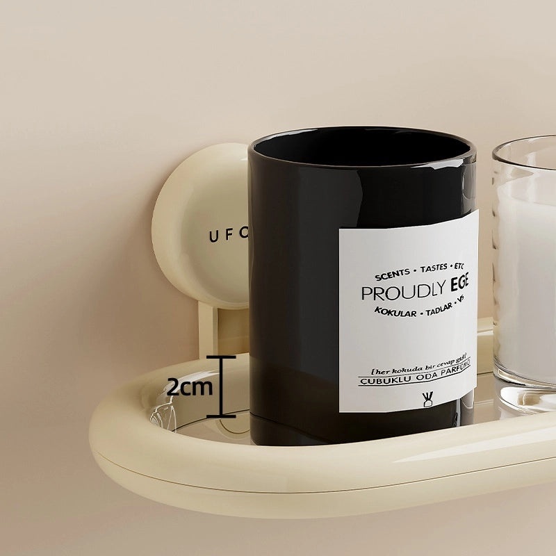 Minimalist Solid Color ABS Bathroom Rack|Bathroom Accessories