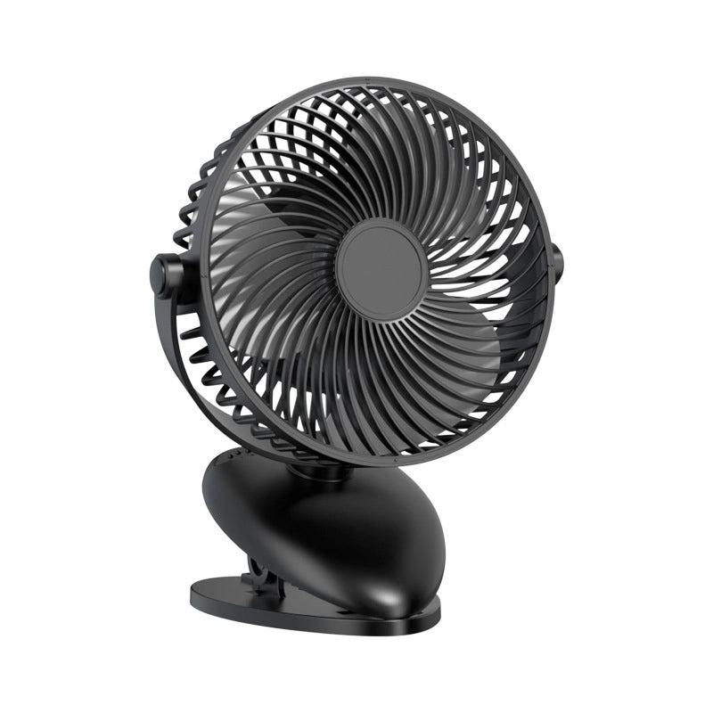 Portable Rechargeable Clip Fan with Rotating Head and Large Airflow | Home Appliances Fans