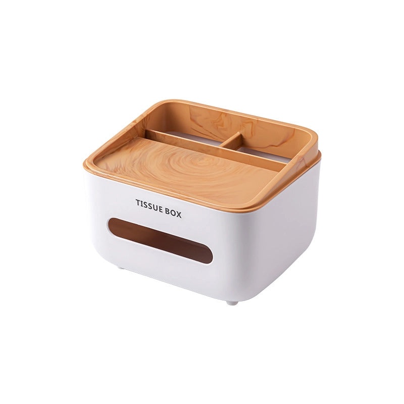 Creative Simple Light Luxury Multi-function Remote Control Storage Tissue Box for Living Room Coffee Table|Home & Living Accessories
