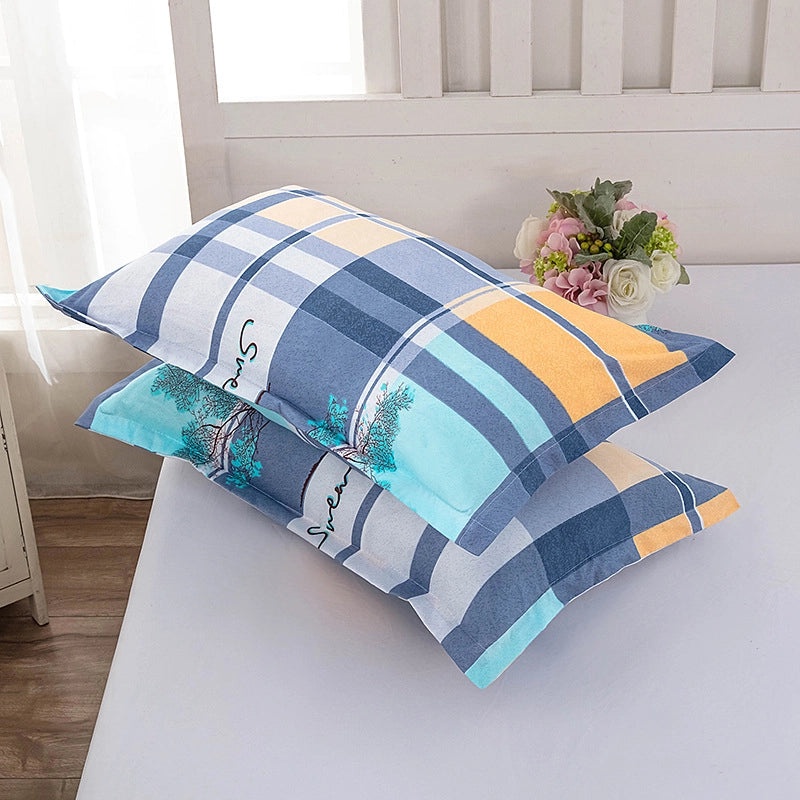 Soft Skin-friendly 100% Cotton Pillowcase for Children and Students | Home & Bedding