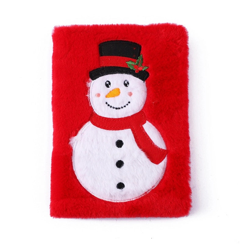 Snowman Christmas Notebook with Sequin Cover | School Supplies