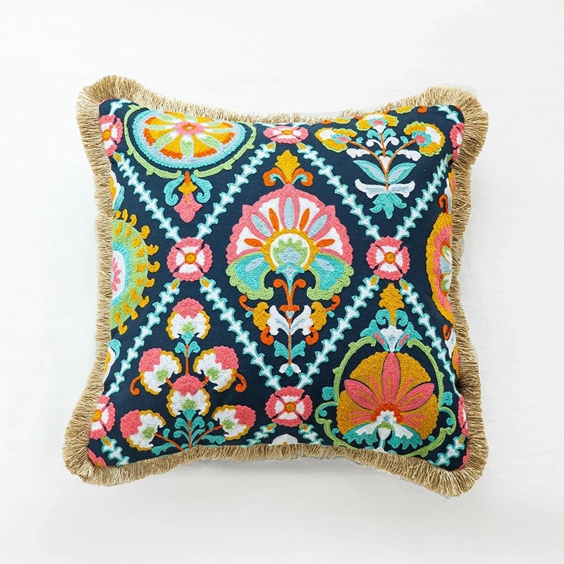 Bohemian Geometric Cotton Pillow Covers | Home Decor Pillows