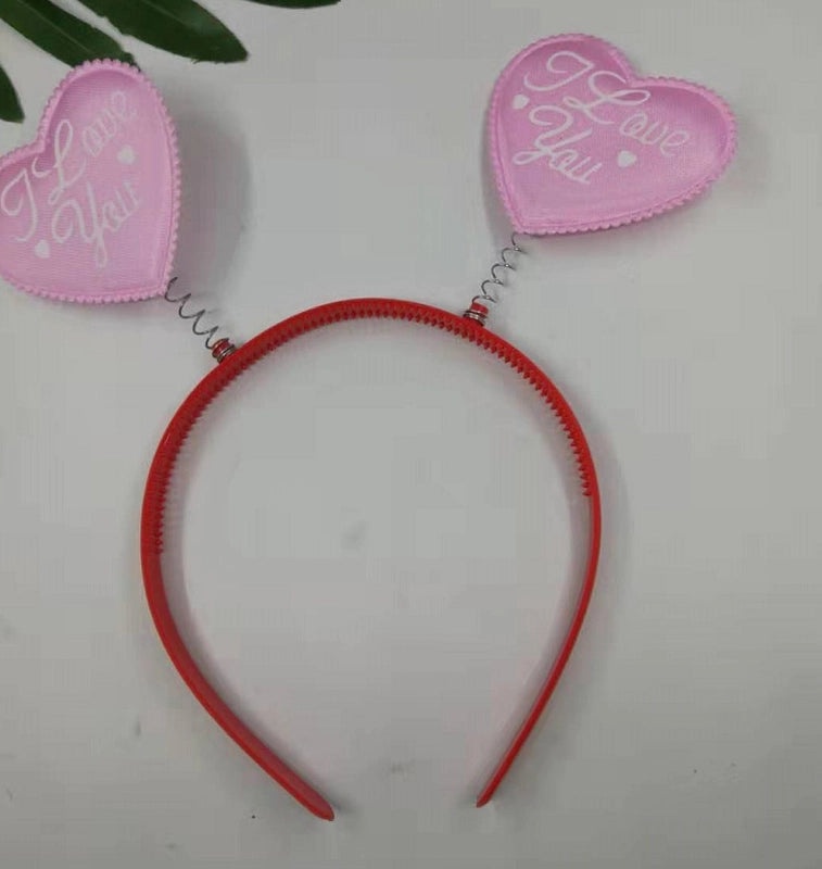 Red Heart Love Hairband 3D Valentine's Day Headband Festive Hair Accessories | Hair Accessories