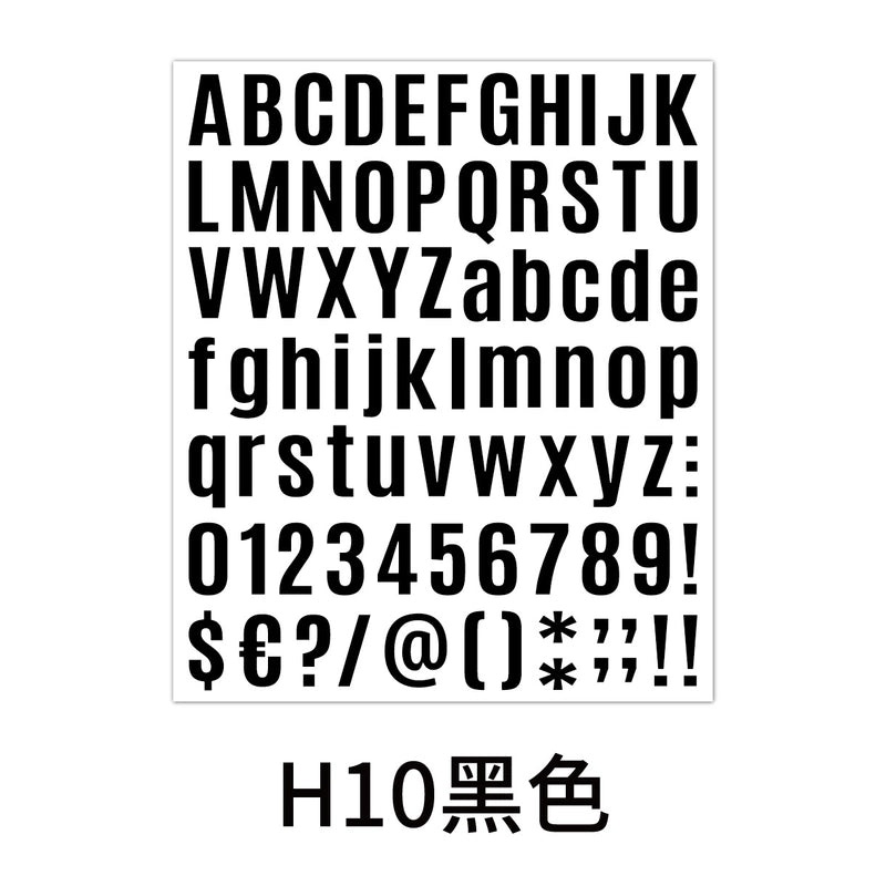 24 PCS Letter School PVC DIY Artistic Stickers for Scrapbooking|School & Office Supplies