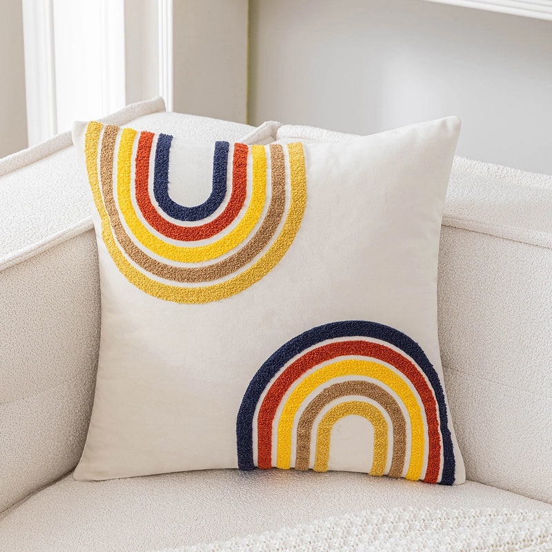 Panda Flower Watermelon Printed Polyester Pillow Covers for Couch Sofa Decor | Home Decor & Pillows