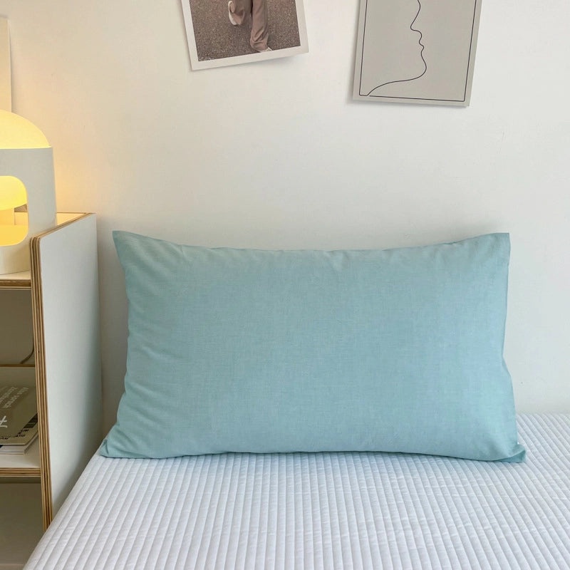 Pure Cotton Pillowcase Pair 48x74cm Soft Pillow Core Liner Cover | Home Textiles Bedding