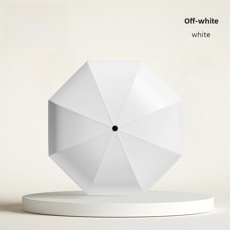 60% Foldable Sun Umbrella Women’s UV Protection Compact Portable Sunscreen Rainproof Dual-Use Mini Card Pocket|Umbrellas & Sun Protection