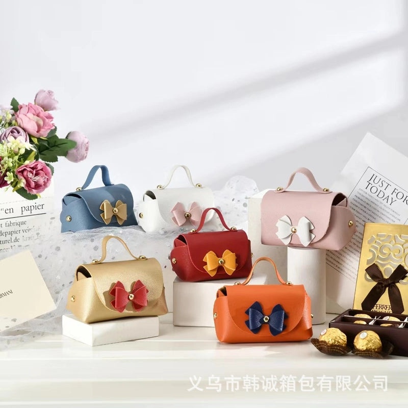 Valentine's Day Wedding Bow Knot PU Leather Gift Wrap Supplies|Gift Wrapping & Packaging Supplies