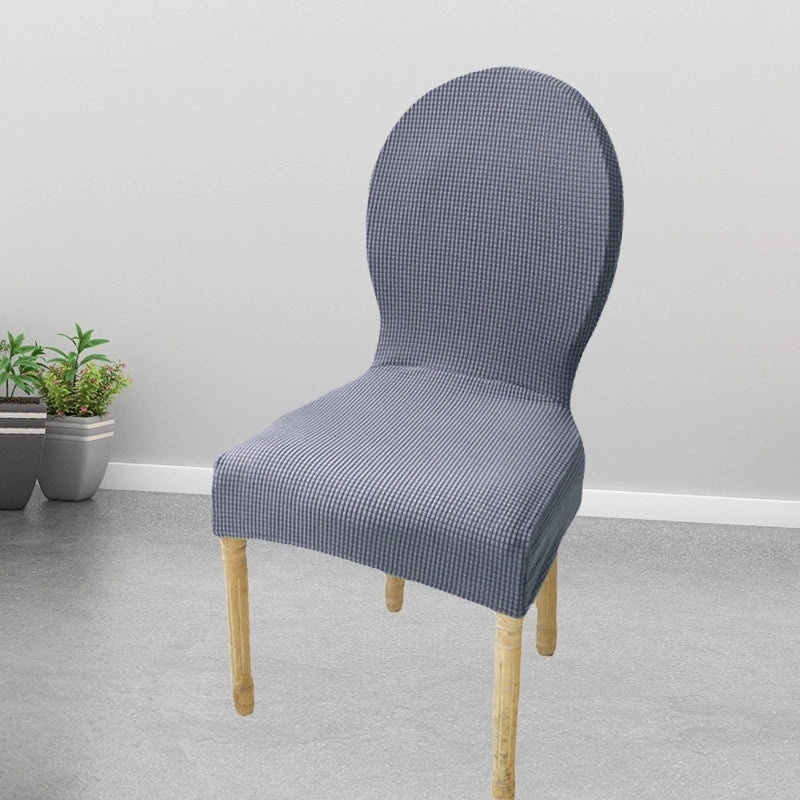 Elastic Oval Dining Chair Cover with Cushion and Backrest | Home & Dining Chair Accessories