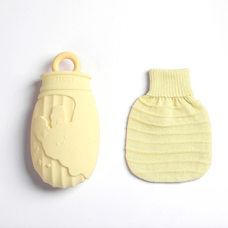 Silicone Explosion-Proof Hot Water Bag Small Portable Hand Warmer Cute Baby Belly Warmer|Home & Living/Winter Essentials