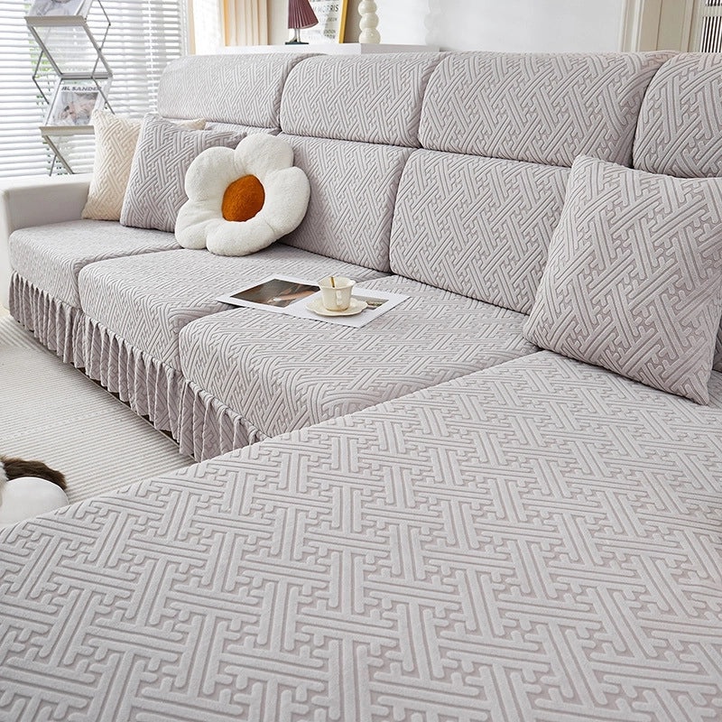 Elastic Universal Sofa Cover All-inclusive Four Seasons Stretch Slipcover Modern Simple Design|Home Decor>Sofa Covers