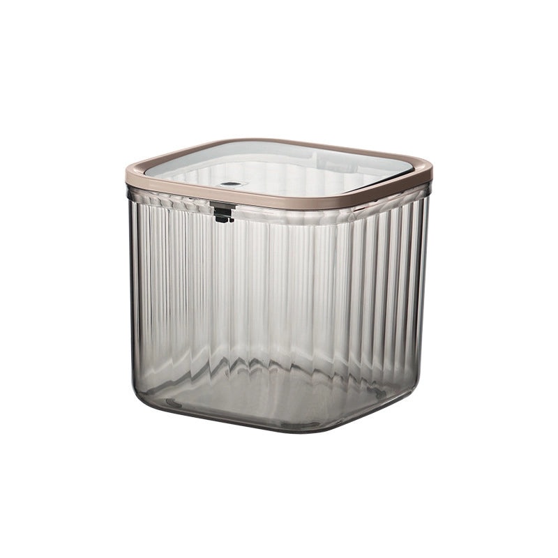 Mini Desktop Trash Can with Lid and Pressure Ring for Dining Table and Desk | Home & Kitchen Storage Containers