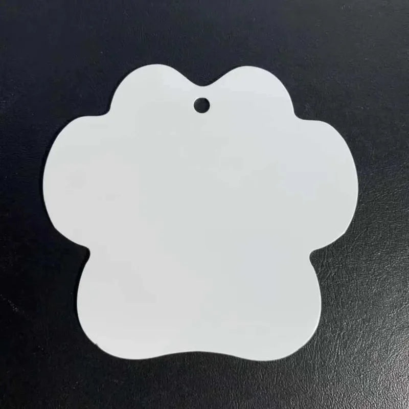 0.8mm Double-Sided Sublimation Christmas Pendant Blank for DIY Thermal Transfer | Jewelry & Accessories