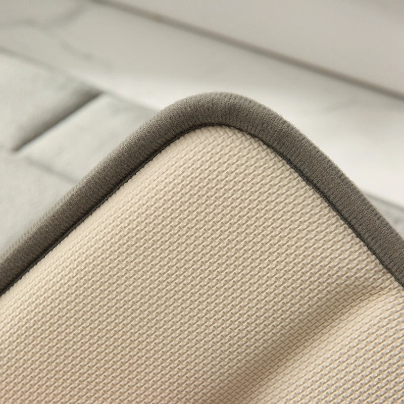 Quick-Dry Memory Sponge Bath Mat Non-Slip Water Absorbent Floor Rug for Bedroom Kitchen Bathroom|Home Decor & Flooring