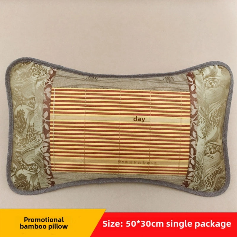 Summer Bamboo Rattan Pillow Breathable Buckwheat Neck Cushion for Adults Dorm Room|Home & Living > Bedding > Pillows