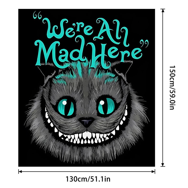 Cozy Polyester Letter Print Blanket for Couch and Sofa Decor | Home Textiles & Throws