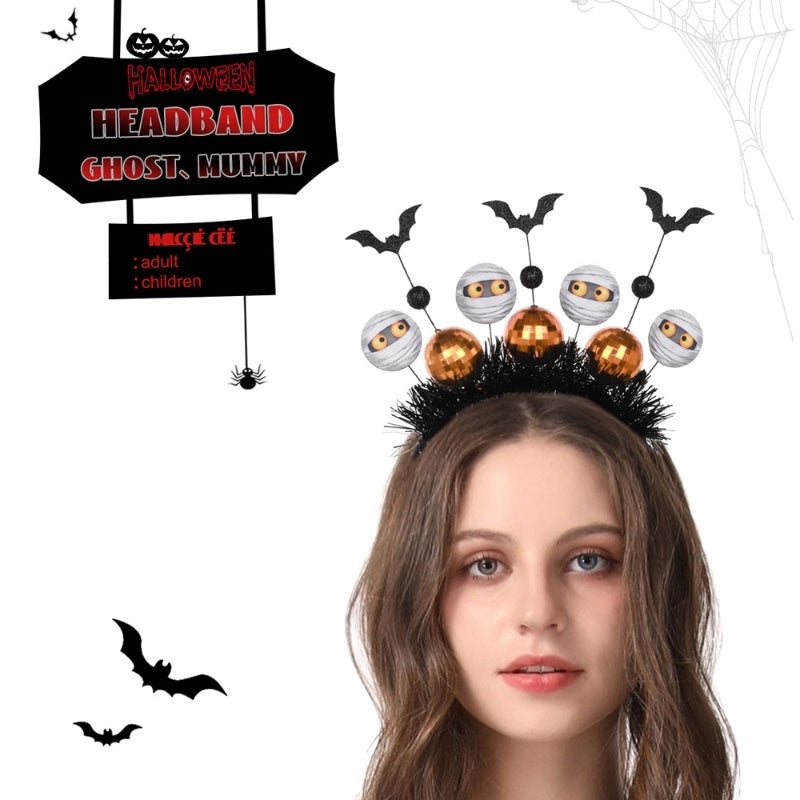 Halloween Ghost Glitter Headband for Party|Party Accessories