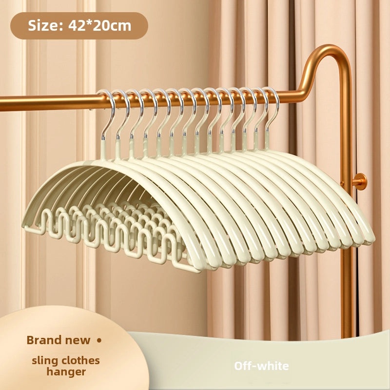 Lightweight Luxury Black Wave Pattern Underwear Hanger Multi-Functional Plastic Clothes Rack for Dormitory Storage|Home Storage & Organization