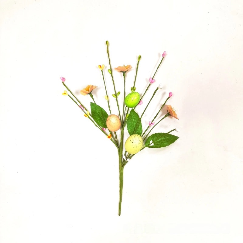 Easter Artificial Fruit and Bird Egg Stem Branches for Home Decor European Style|Home Decor