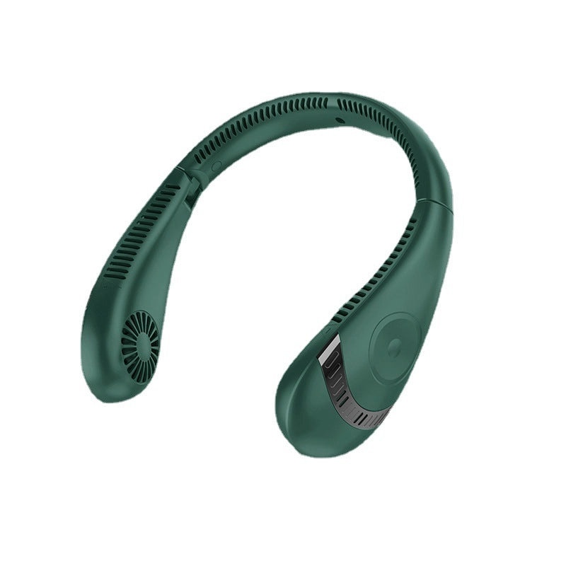 Portable Folding Neck Fan, Leadless Design, Large Wind Storage, Hands-Free Hanging Small Fan | Portable Fans