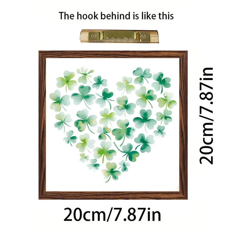 St. Patrick's Day and Easter Wooden Shamrock Rabbit Letter Home Decoration Party Supplies 1 Piece|Holiday Decorations