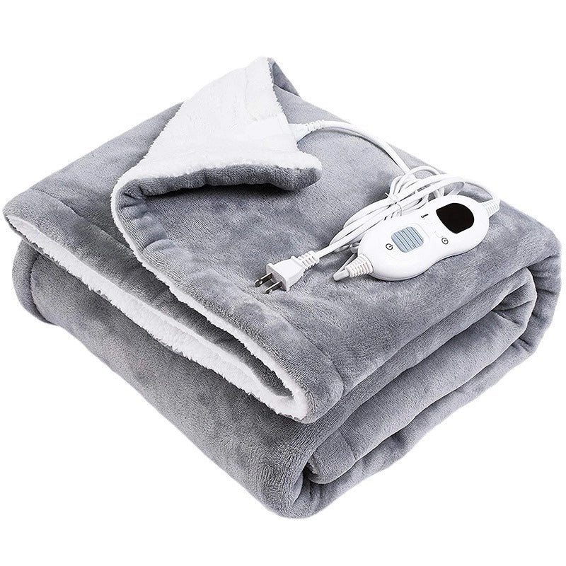 Cozy Solid Color Flannel Electric Blanket for Bedding | Home & Living Bedding