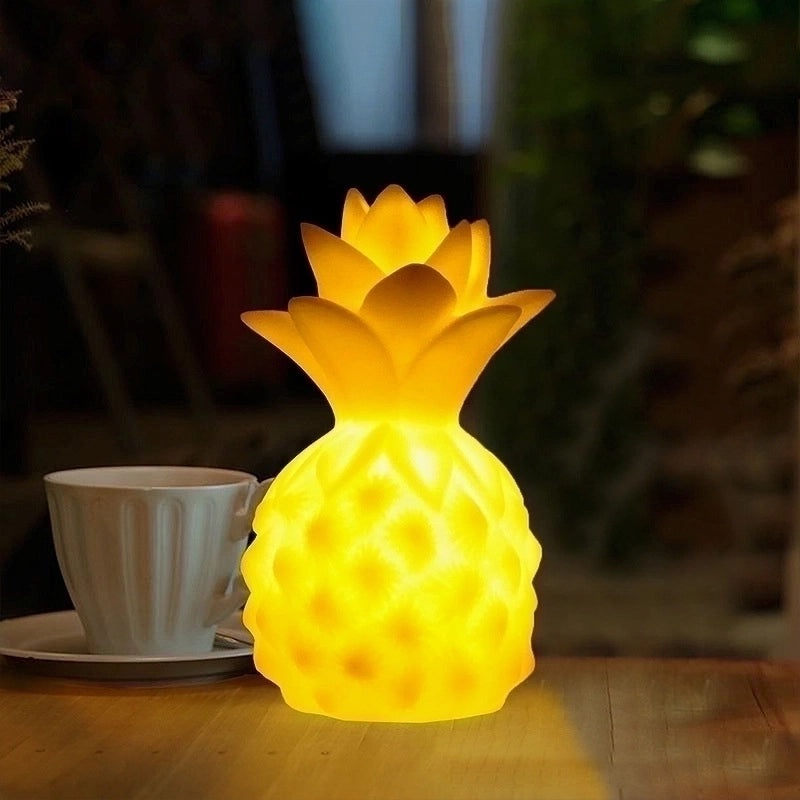 Adorable Pineapple LED Night Light for Indoor Use | Home Decor Lighting
