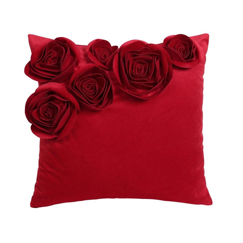 Heart-Shaped Solid Color Polyester Pillow Covers for Couch and Sofa | Home Decor Pillows