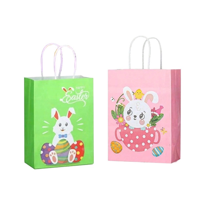 Easter Multicolor Minimalist Paper Gift Bags for Weddings Parties Engagements | Party Supplies Gift Wrapping