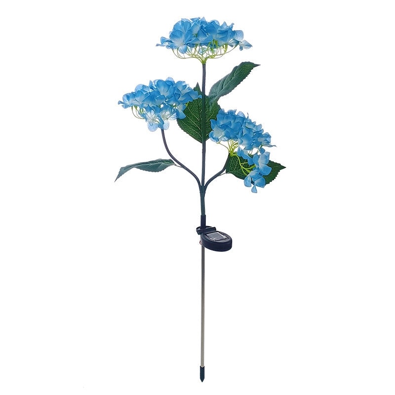 Solar Powered LED Hydrangea Lawn Lamp Waterproof Outdoor Garden Balcony Decoration|Outdoor Lighting
