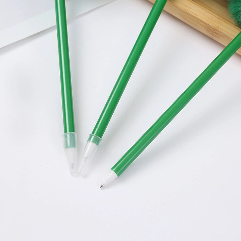 Cute Elk Christmas Ballpoint Pen with Hairball | Stationery & Office Supplies