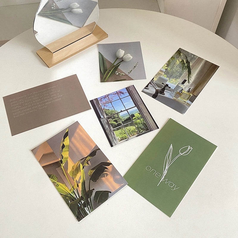 Minimalist Landscape Paper Card for Casual Home and Daily Use|Greeting Cards & Stationery