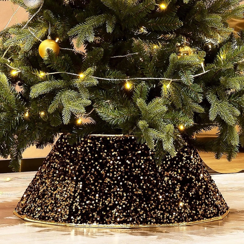 Christmas Glam Solid Color Sequin Fabric Nonwoven Party Decor Props|Party Decorations & Supplies