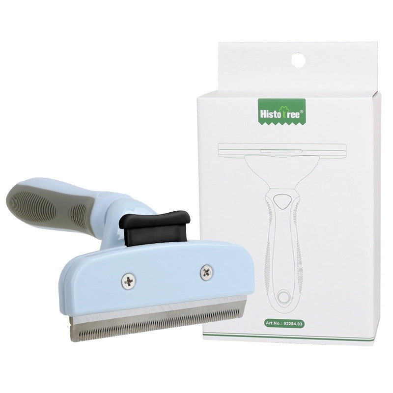 Pet Grooming Comb Dog Hair Detangling Knife One-Button Hair Removal Tool|Pet Grooming Supplies