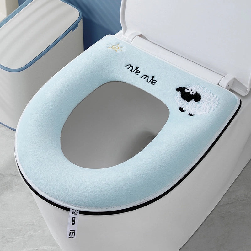 Cute Animal Print PVC Corduroy Bathroom Rug|Home Decor & Bath Accessories