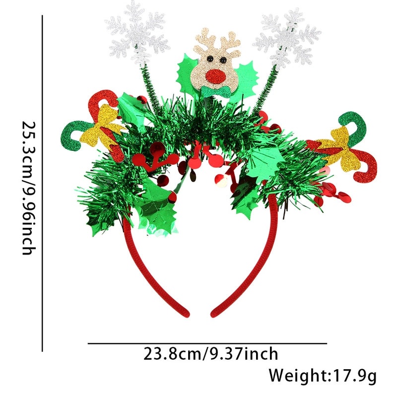 Christmas Cute IG Style Snowman & Elk Felt Hair Band Party Accessories|Holiday Hair Accessories