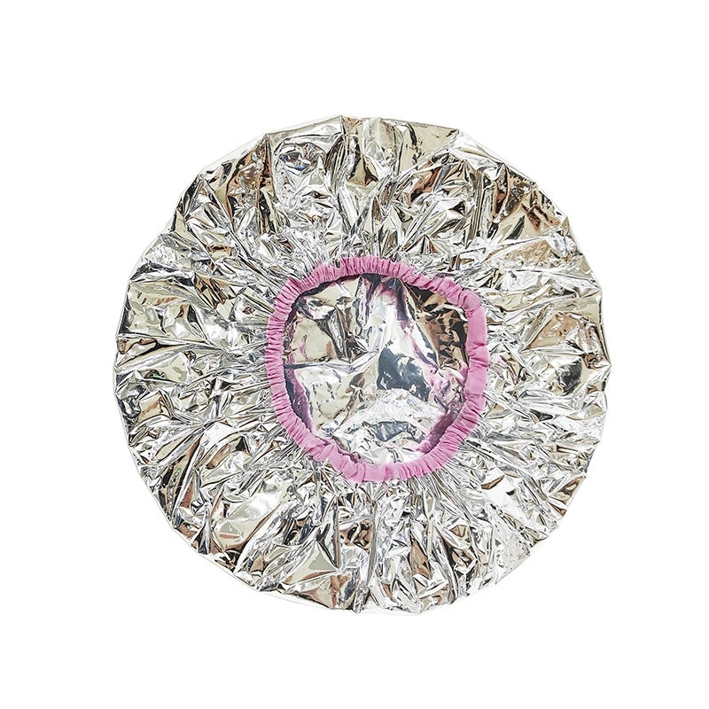 Disposable Women's Hair Cap Aluminum Foil Waterproof Shower Cap Oil-proof Thin Hair Treatment Film|Hair Accessories