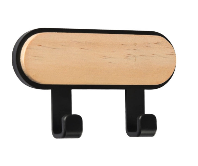 Light Uncle Japanese Style Solid Wood Wall Hook No Punch Creative Clothes Bag Hanger|Home Decor & Storage