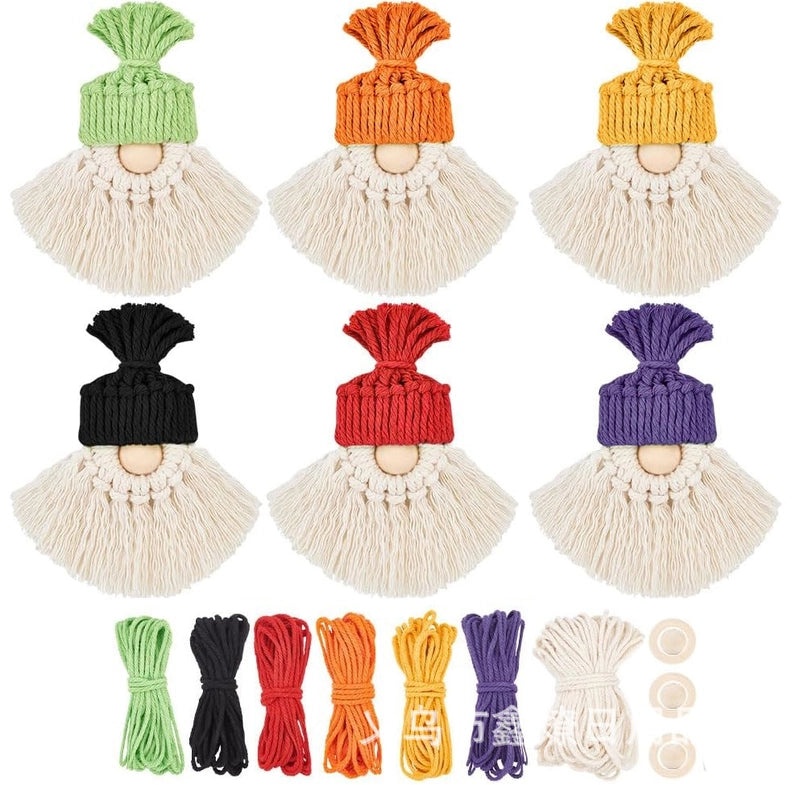 DIY Christmas Tree Kit Cotton Rope Woven Handmade Craft Material Package In Stock|Handmade Crafts & DIY Kits