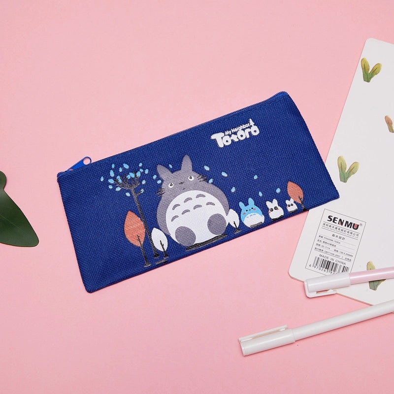 2 Pieces Red Leather Pencil Cases Simple Design for Office, School, and Home Use|Stationery & Office Supplies