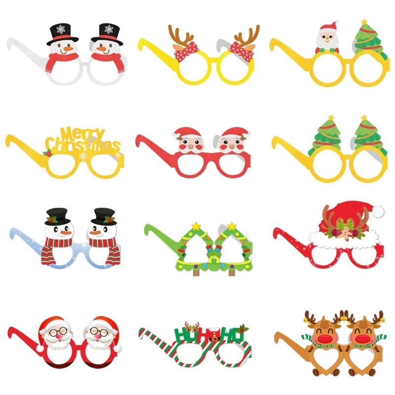 Christmas Festive Cute Tree Santa Snowman Party Accessories|Holiday Jewelry & Accessories