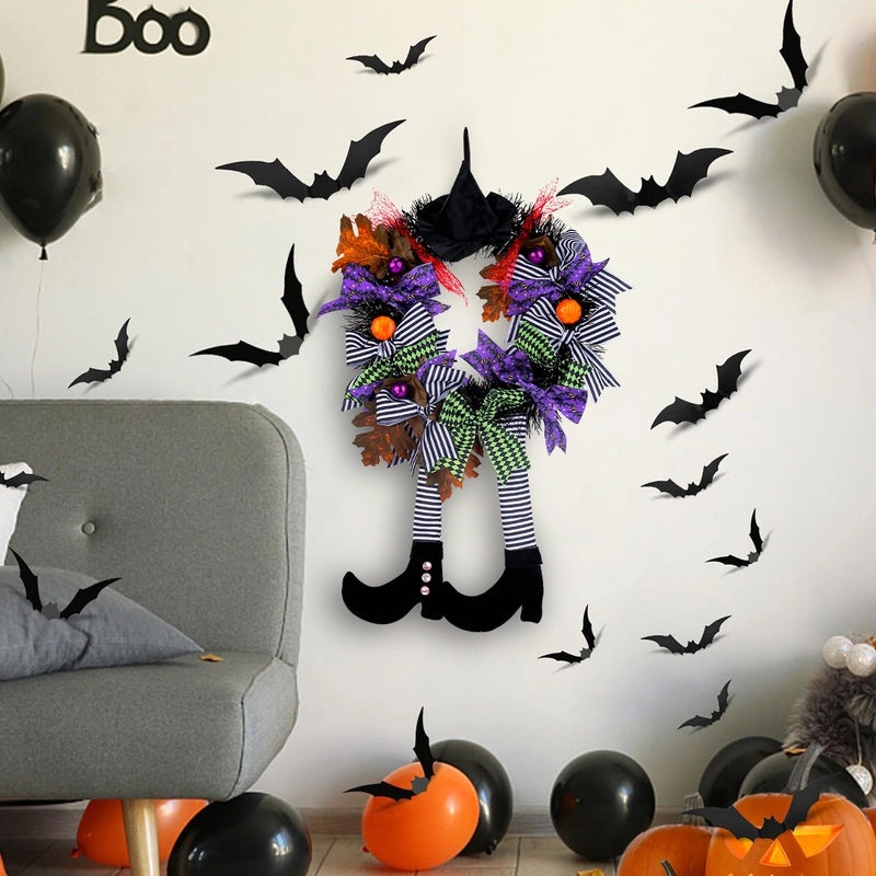 Halloween Witch Hat Shoe Decoration Hanging Ornament Plastic Polyester Iron Party Props|Party Decorations