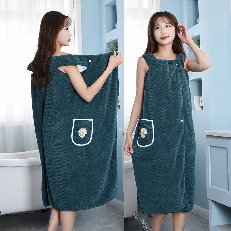 Extra Large Over The Knee Bath Towel Skirt for Adults | Bath & Body Accessories