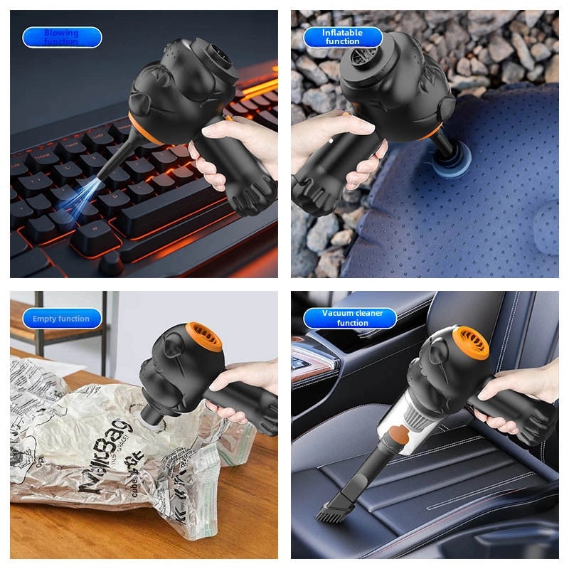 Wireless Dog Head Mini Car Vacuum Cleaner | Automotive Accessories