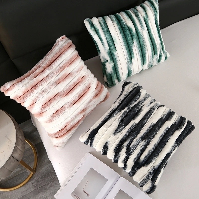 Cozy Geometric Pattern Plush Pillow Covers for Vacation Home Decor|Home Decor & Pillows