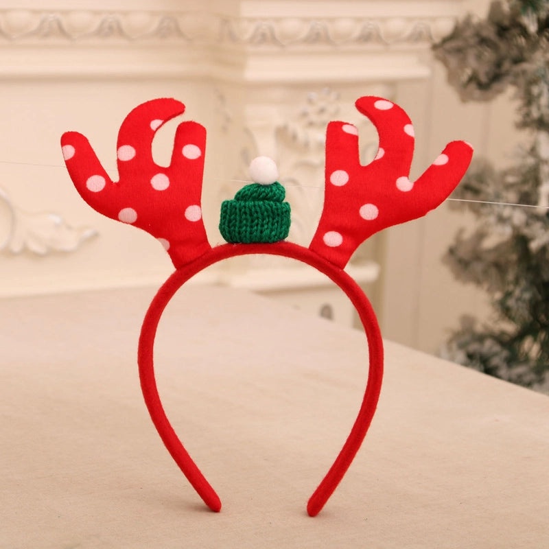 Christmas Snowman and Reindeer Antler Hair Bands Nonwoven Party Accessories|Festive Party Supplies