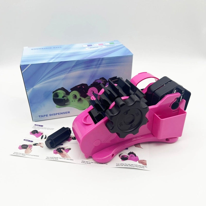 Automatic Multifunctional Transparent Tape Dispenser Roller Cutter Segmenter for Office and Home Use|办公文具