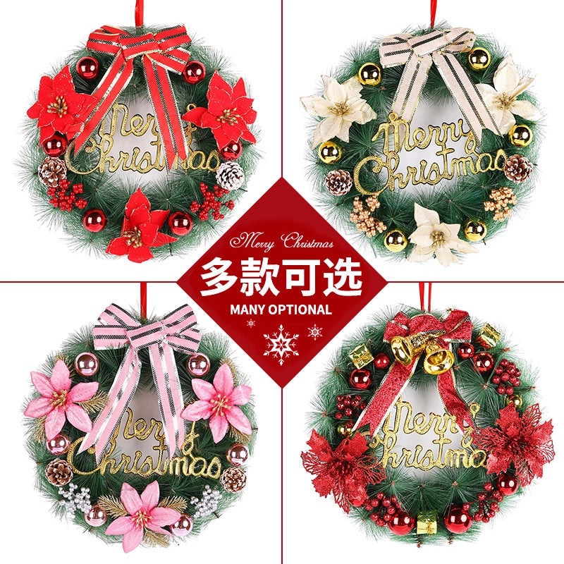 Christmas Scene Dress-up Pendant Paper Wreath Hanging Home Decoration | Christmas Ornaments